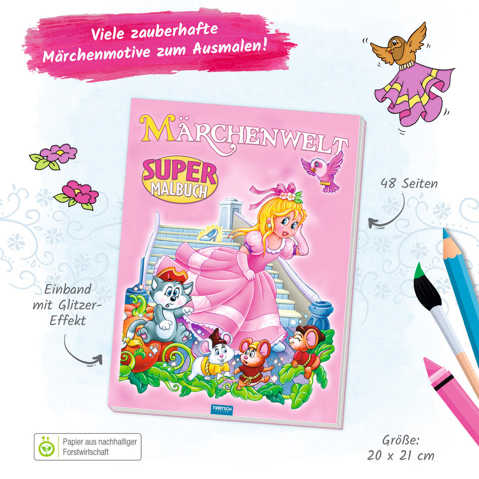 Supermalbuch Märchen TRÖTSCH 20105
