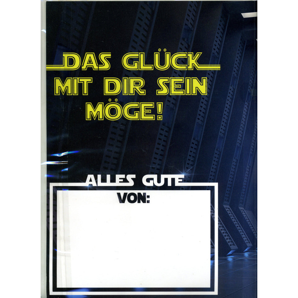 Geburtstagskarte Weltraum mit Sound, A4 APOLLO B-2302 APOLLO  B-2302 m.Musik