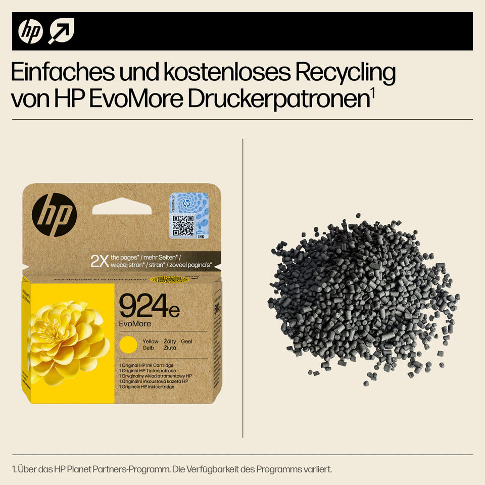 Inkjetpatrone Nr. 924e, yellow HP 4K0U9NE
