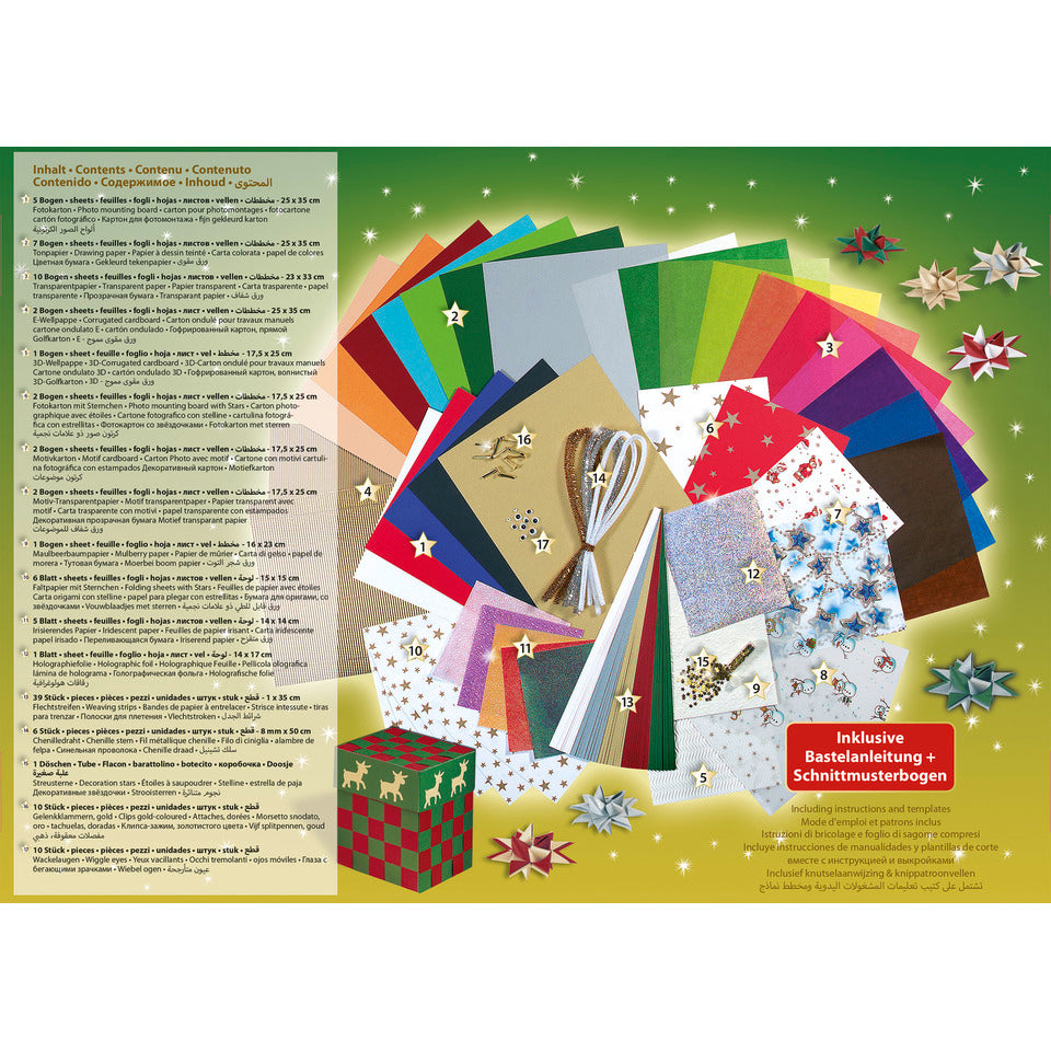 Bastelkoffer Weihnachten, 110-teilig FOLIA 922
