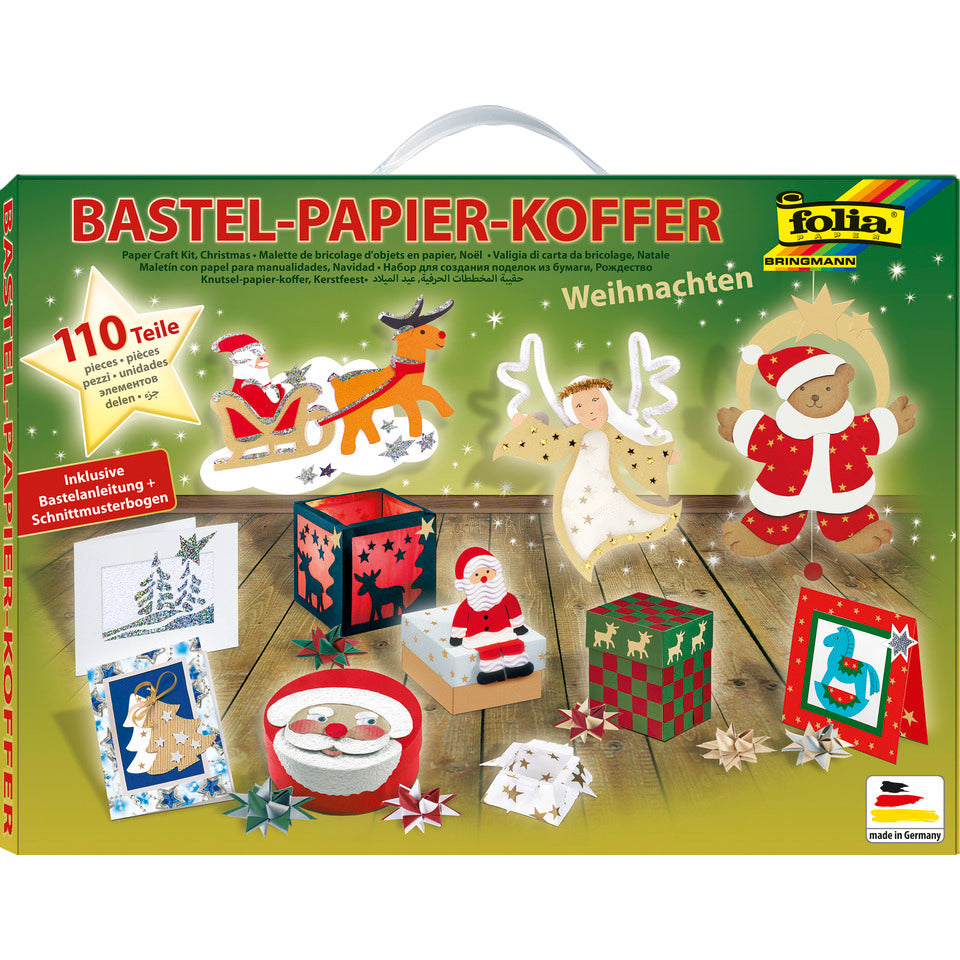 Bastelkoffer Weihnachten, 110-teilig FOLIA 922