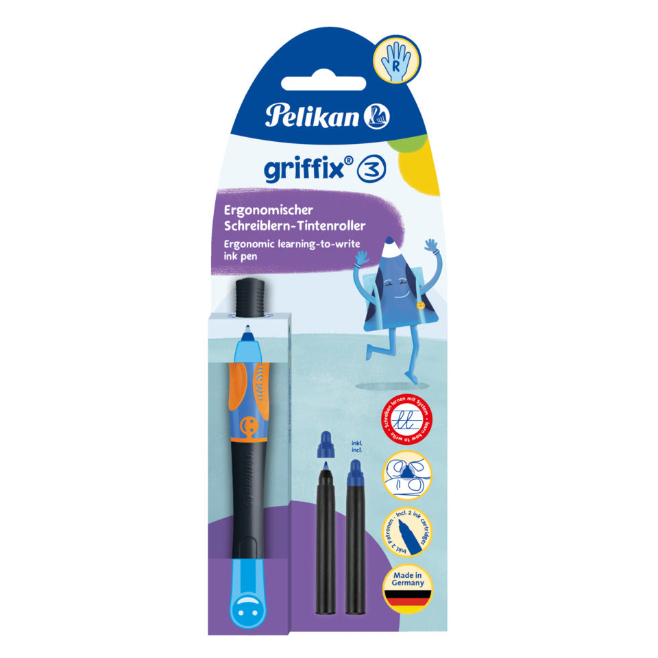 Tintenroller griffix®, Rechtshänder, neon black PELIKAN 300009715 PELIKAN 300009715 820998 Griffix Re