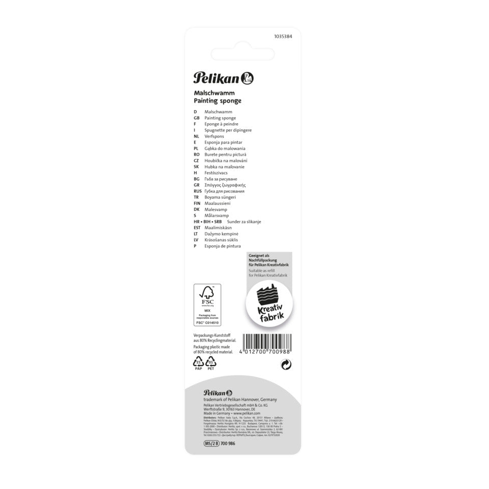Malschwamm 2 Stück   MS/2 B PELIKAN 300008234 PELIKAN 300008234 700986 MS/2 B2