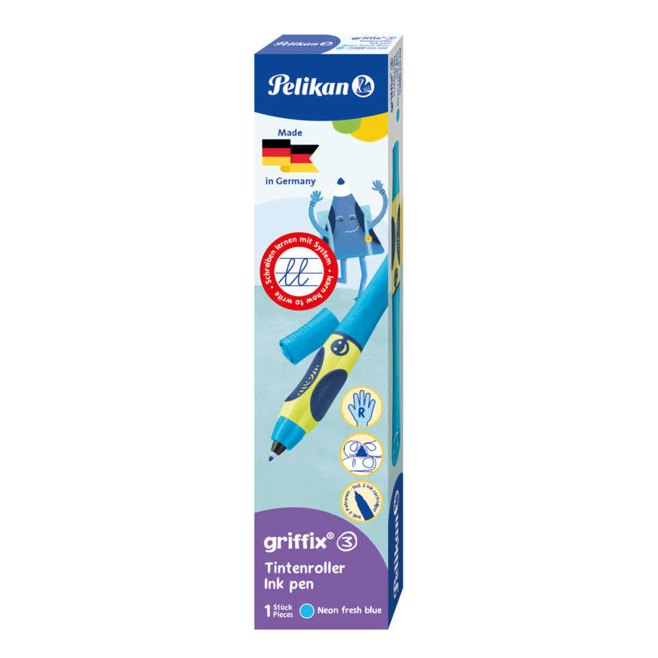 Tintenroller griffix® rechts neon fresh blue PELIKAN 400191571 PELIKAN 400191571 820448 Griffix Re