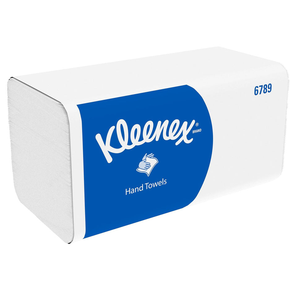 Falthandtuch, V-Falz, 2-lagig, 15 x 186 Blatt, weiß KLEENEX 6789 KLEENEX 6789 15 x 186 Tücher