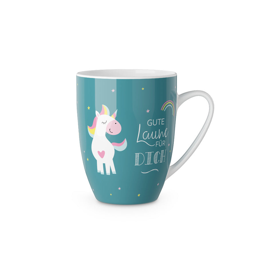 Kaffeebecher Zoofreunde Unicorn - Gute Laune für Dich, 250 ml FÜR DICH 950582 FÜR DICH 950582 250ml