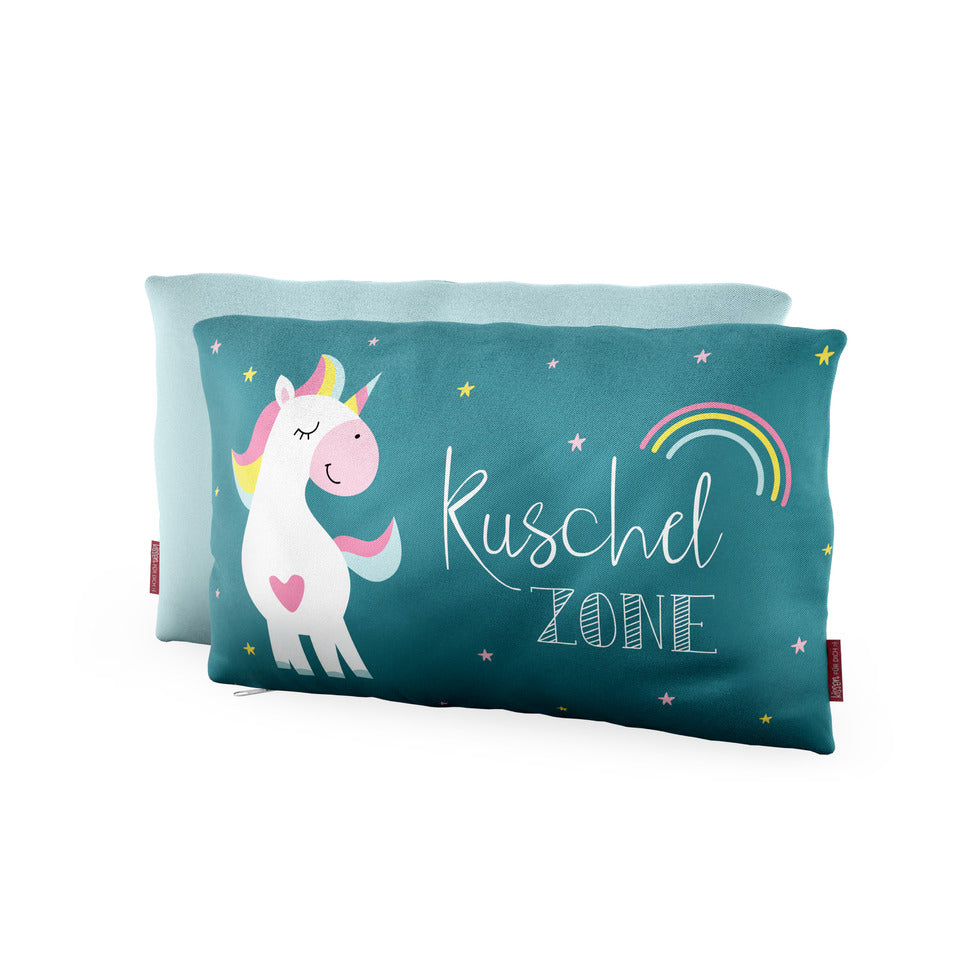 Dekokissen Zoofreunde Unicorn - Gute Laune für Dich, 23 x 40 cm FÜR DICH 396582 FÜR DICH 396582 25x40cm