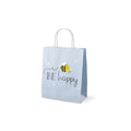 Geschenktragetasche Be happy Biene , 20 x 9 x 24 cm FÜR DICH 991589 FÜR DICH 991589 20x9x24cm