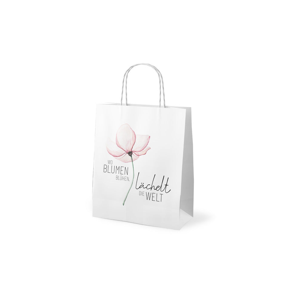 Geschenktragetasche Lovely greetings - Blüte , 20 x 9 x 24 cm FÜR DICH 991593 FÜR DICH 991593 20x9x24cm Blüte