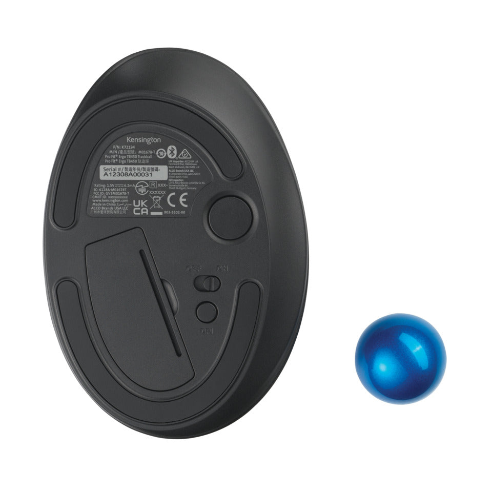 Trackball ProFit Ergo TB450, schwarz KENSINGTON K72194WW KENSINGTON K72194WW / TB450 EQ