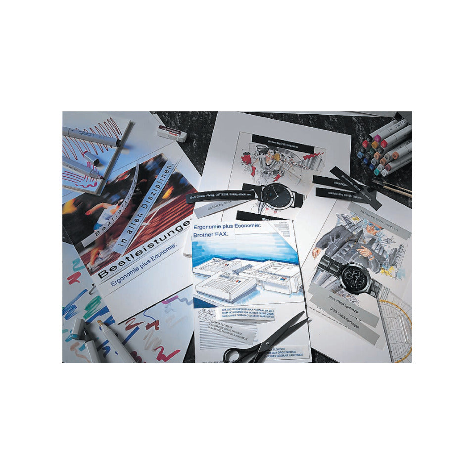 Schriftband laminiert, 18mmx8m, schwarz/transparent BROTHER TZE141 BROTHER TZE141 laminiert