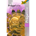 Prägefolie Mappe, 19x30cm, 3 Blatt, gold FOLIA 521 FOLIA 521 19x30cm   3BL