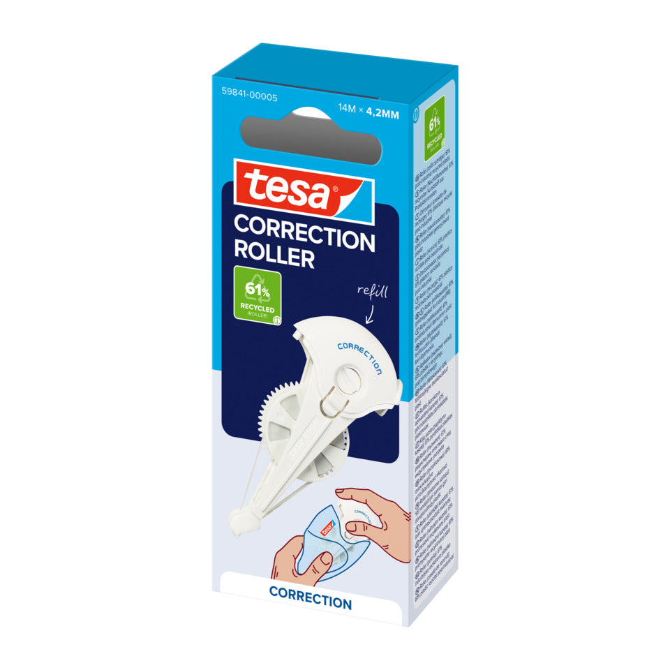 Korrekturroller ecoLogo® Nachfüllkassette, 4,2mmx14m TESA 59841-00005-05 TESA 59841-00005-05   4,2 mm