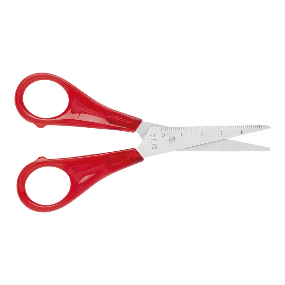 Bastelschere Spitz, 15cm, sortiert WEDO 77.72 WEDO 7772 fbg.Griff
