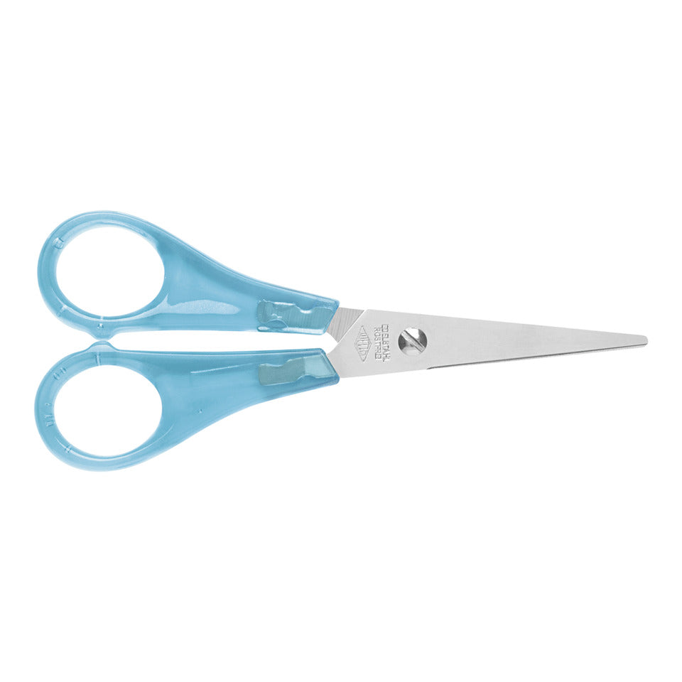 Bastelschere Spitz, 15cm, sortiert WEDO 77.72 WEDO 7772 fbg.Griff