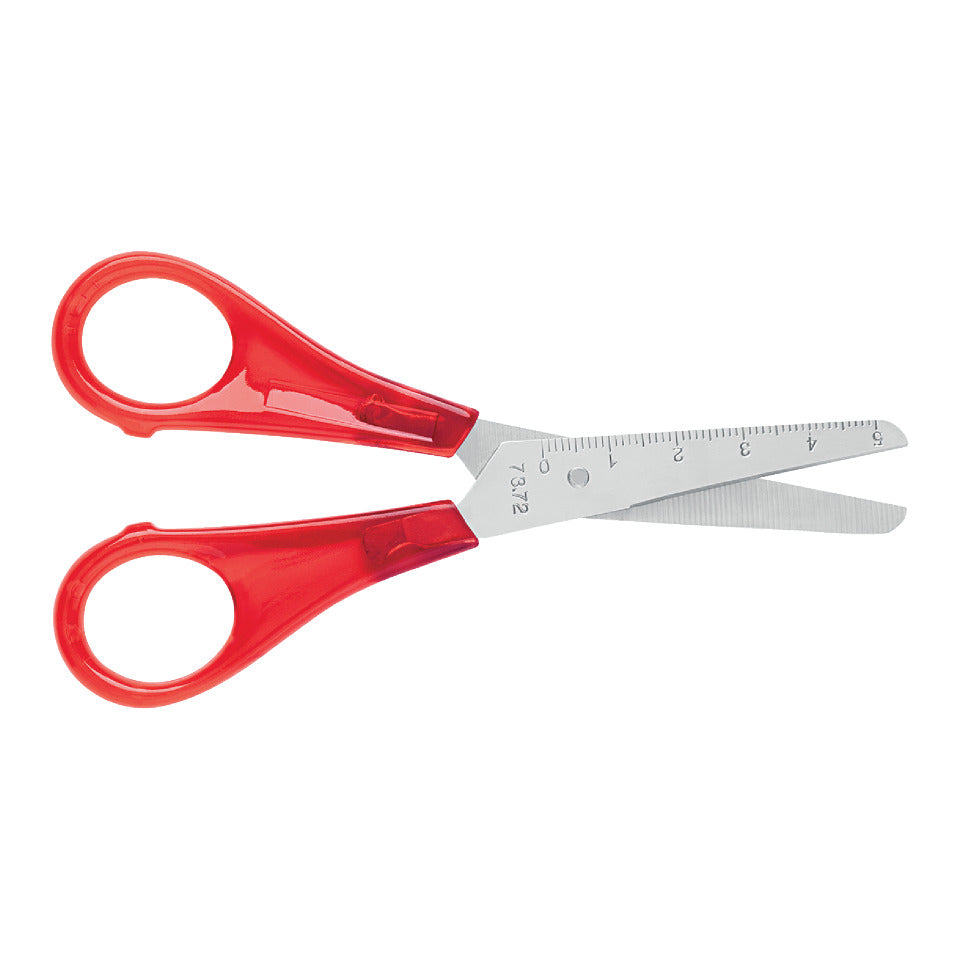 Bastelschere Rund, 13cm, sortiert WEDO 7372 WEDO 07372 fbg.Griff