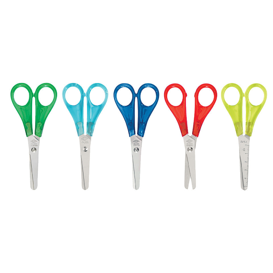 Bastelschere Rund, 13cm, sortiert WEDO 7372 WEDO 07372 fbg.Griff