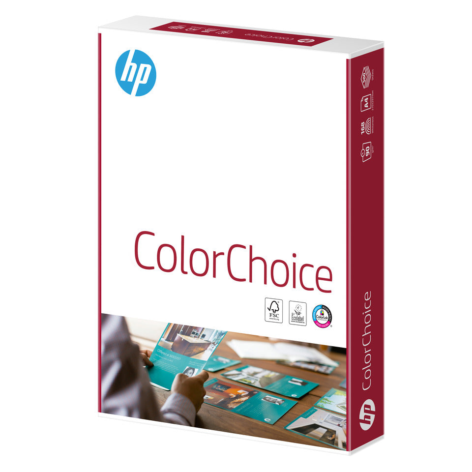 Laserpapier, A4, 90g/m², hochweiß HP CHP750 HP 2100004879 Color Choice 500Bl