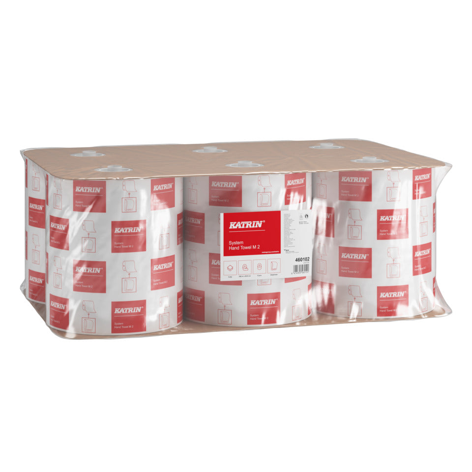 Rollenhandtuch Classic M2, 2-lagig, 6 x 160 m, weiß KATRIN 460102 KATRIN 460102 2-lagig