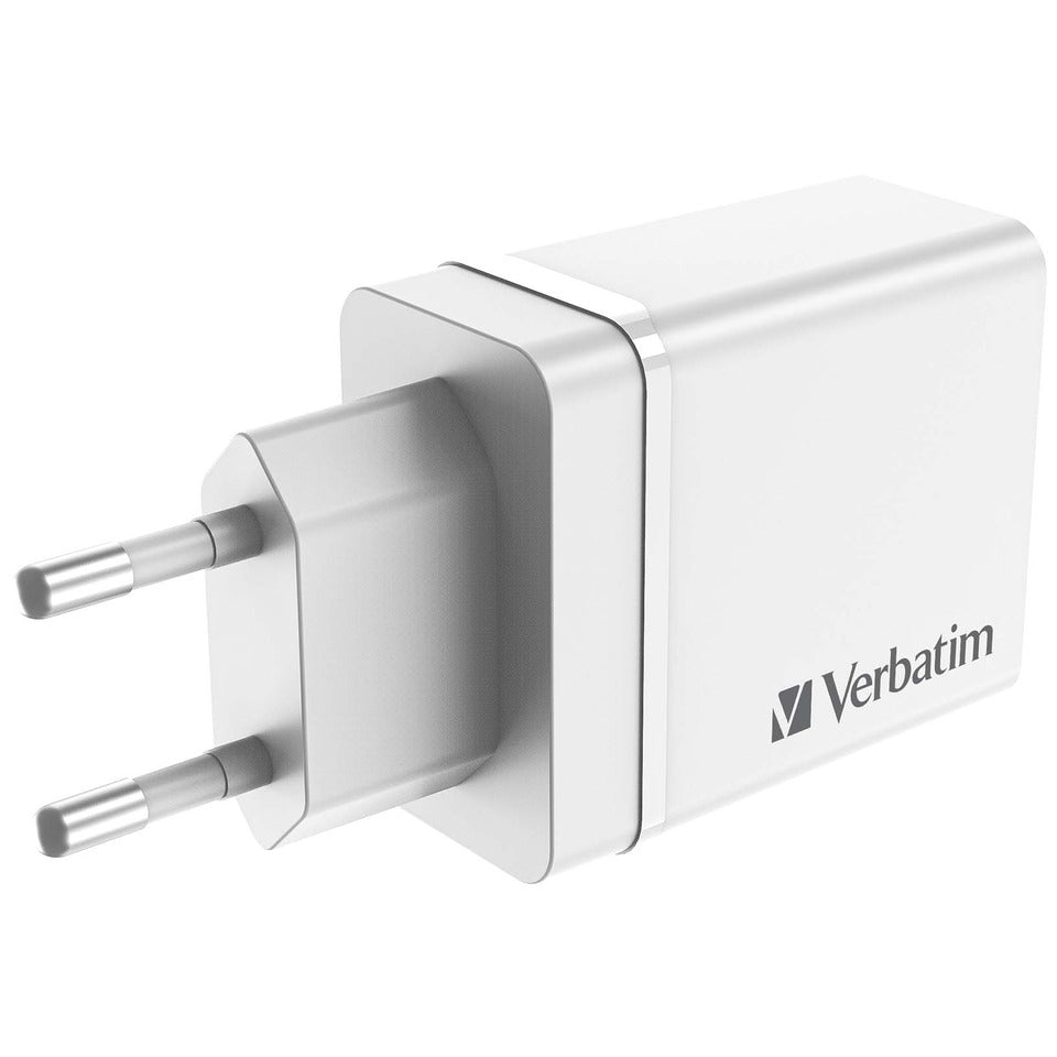 Ladegerät Steckdose 3x USB-A/1x USB-C, 30 Watt VERBATIM 49701 VERBATIM 49701 CHR-30EU2 GaN 30Watt