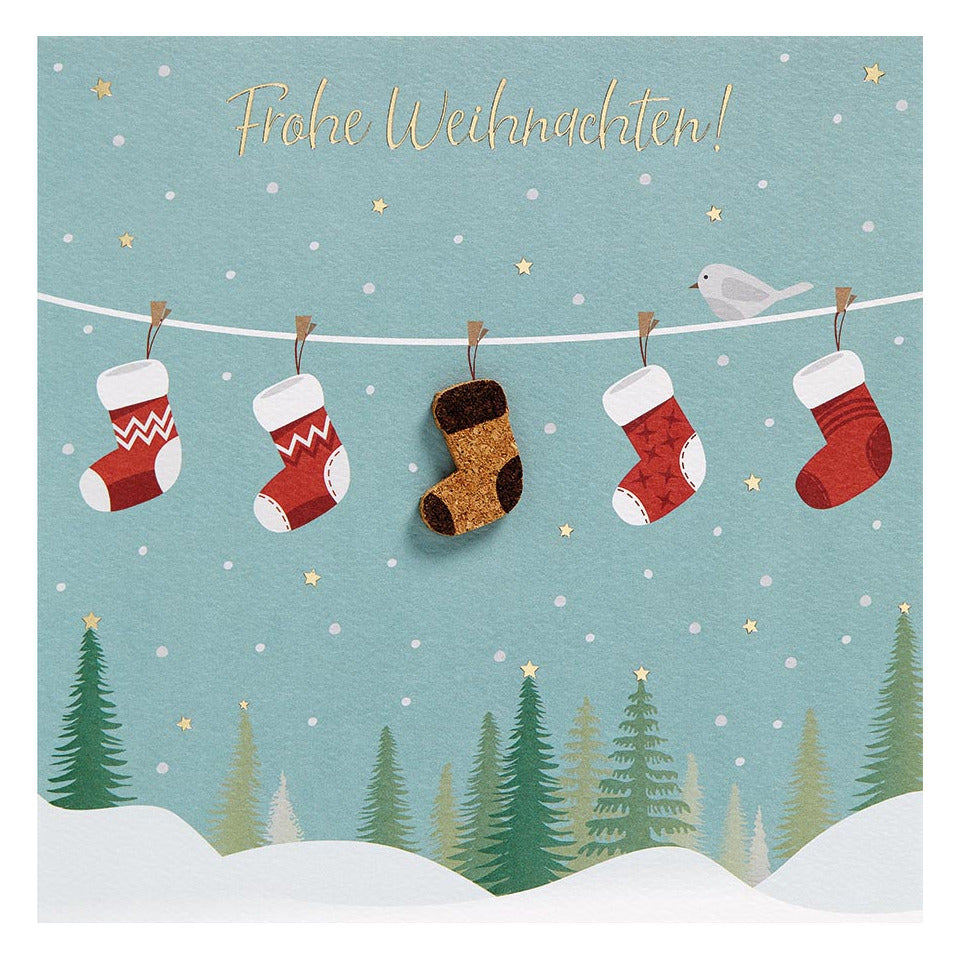 Weihnachtskarte Moments Collection Socke PERLEBERG 7228440-2 PERLEBERG 7228440-2 Socke