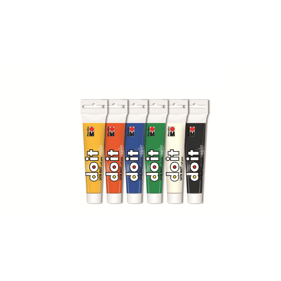 Basic-Acryl Craft Paint do it, 6x36ml, sortiert MARABU 12760 000 00200 MARABU DO IT 12760 000 00200 36ml