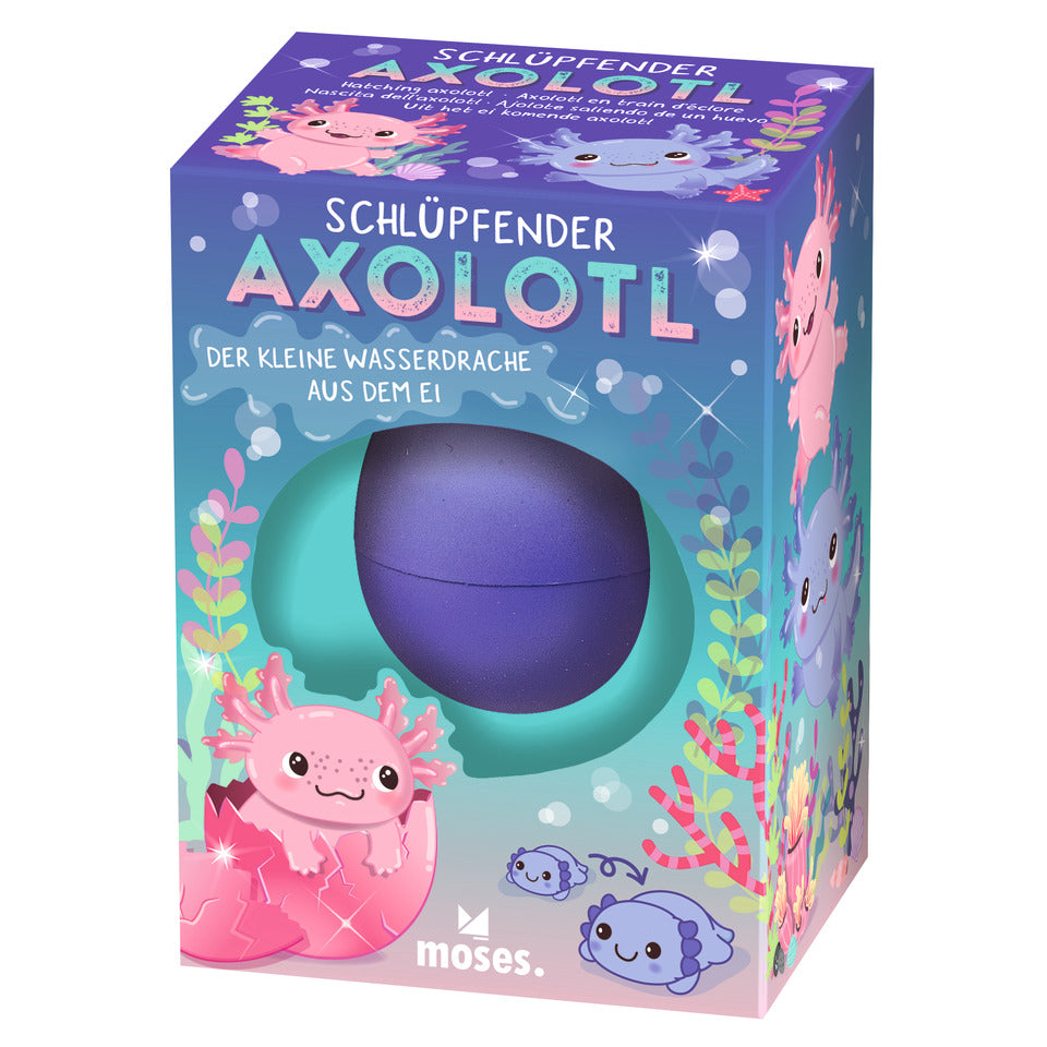 Zauberei Schlüpfender Axolotl, sortiert MOSES 38241 MOSES. 38241 i.Display
