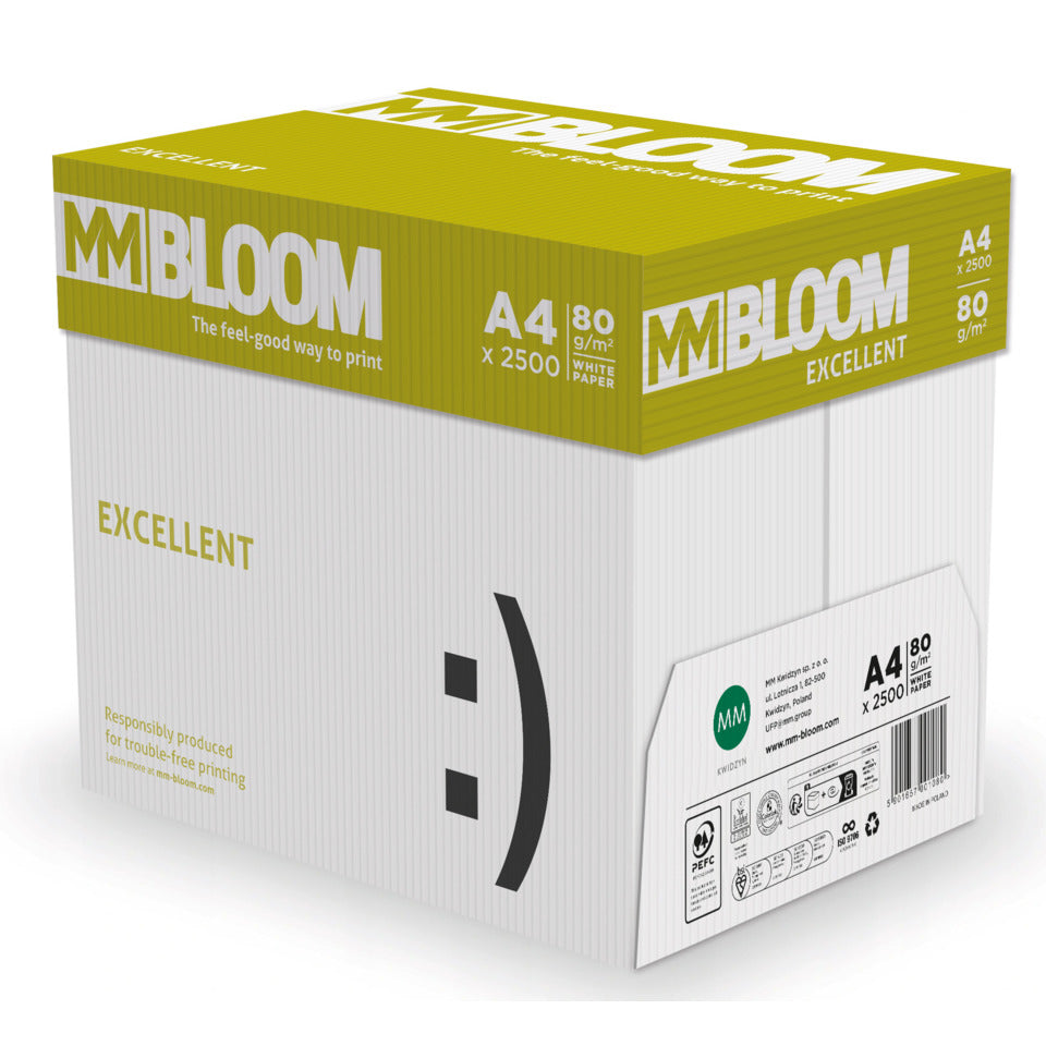 Kopierpapier Excellent, A4, 80 g/m², 500 Blatt, weiß MM BLOOM 9928A80S