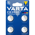 Knopfzellen-Batterie Lithium CR2032, 4 Stück VARTA 06032 101 404 VARTA 06032 101 404 Lithium
