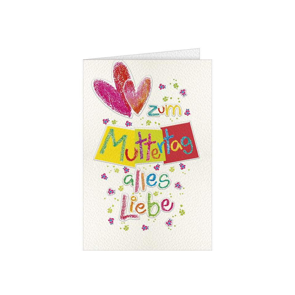 Muttertagskarte Alles Liebe, 11,5 x 17 cm  16-1176 16-1176   Bild