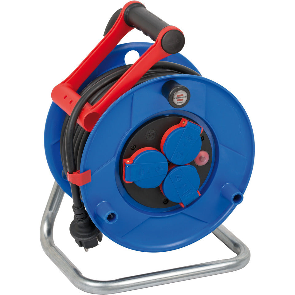 Kabeltrommel, 3-fach, 25m, blau BRENNENSTUHL 1218350 BRENNENSTUHL 1218350 Garant IP44