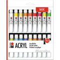 Acrylfarbe basic Set, 12ml, 18-teilig MARABU 12100 000 00202 MARABU 12100 000 00202 12ml