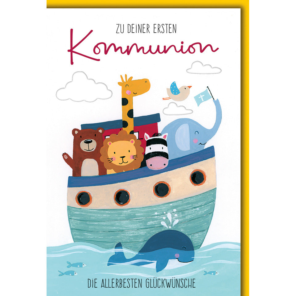 Kommunionskarte, 11,5 x 17 cm  12349 12349   Bild