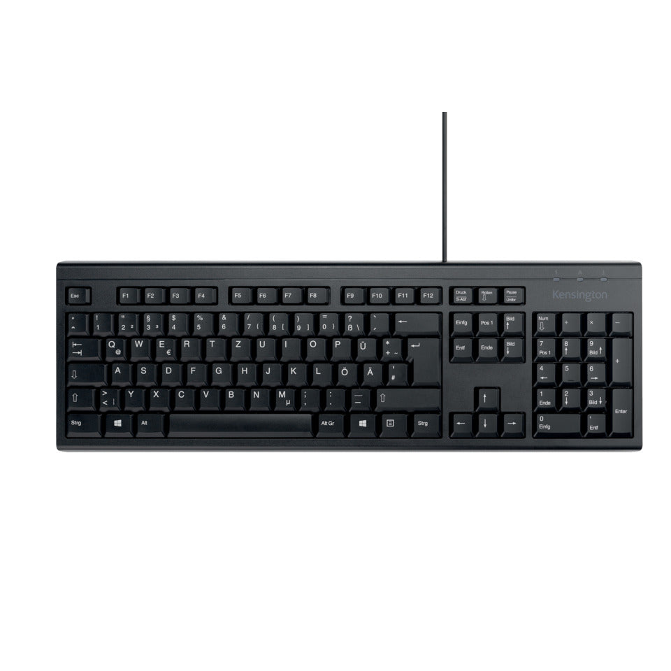 Tastatur kabelgebunden schwarz KENSINGTON K63727DE KENSINGTON K63727DE / KB100S EQ