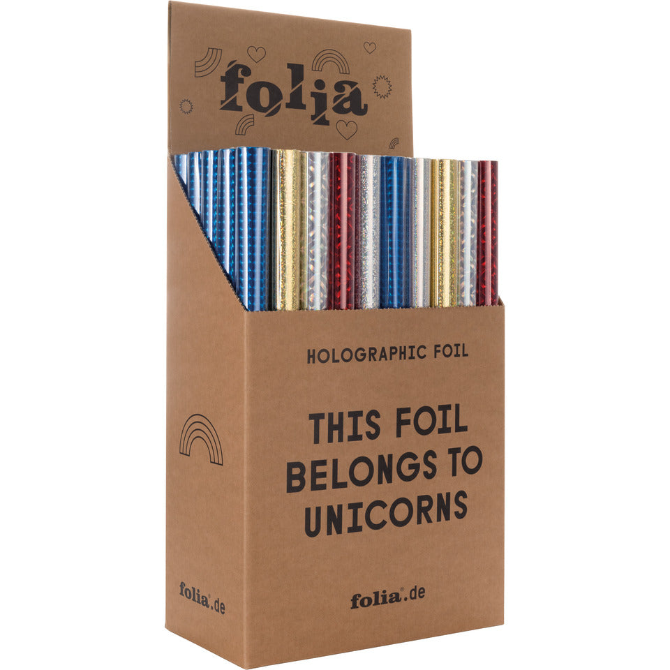 Hologrammfolie selbstklebend, 1mx40cm, sortiert FOLIA 310 FOLIA 310 1mx40cm