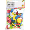 Moosgummi Stanzteile Blumen+Schmetterlinge, 200 Stück FOLIA 2358 FOLIA 2358  Blumen+Schmetterl.