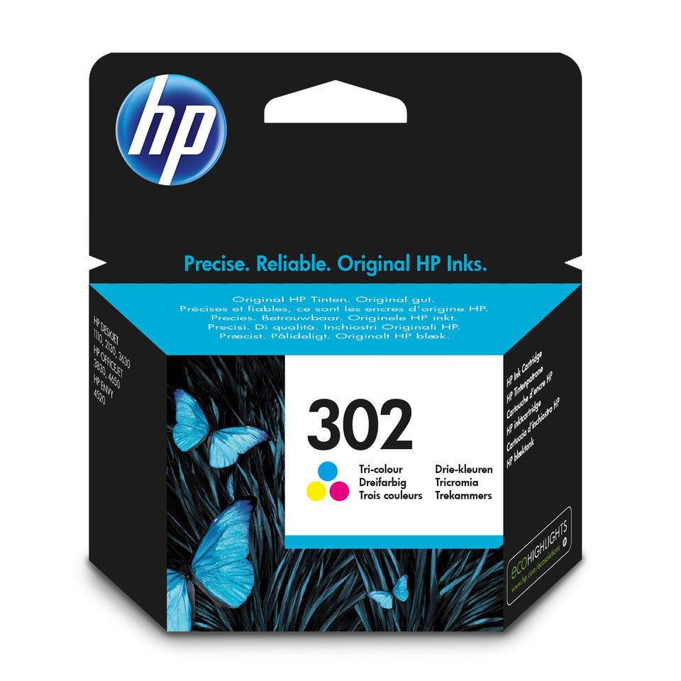 Inkjetpatrone Nr. 302 3-farbig HP F6U65AE