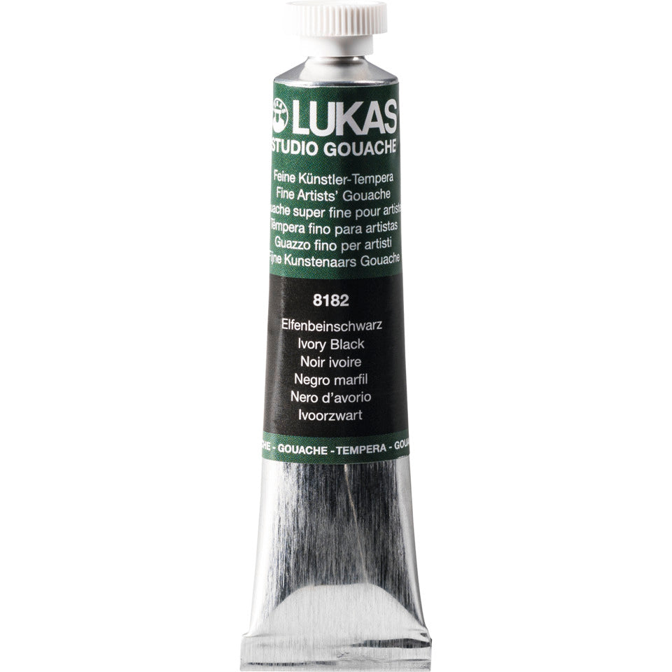 Malfarbe Tempera, 20ml, 6 Stück, sortiert LUKAS K118006 LUKAS K118006 Tube