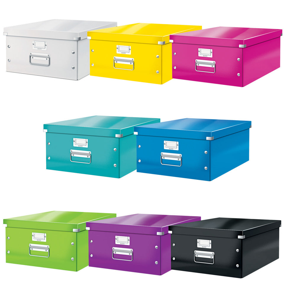 Archivbox Click & Store WOW Groß, Graukarton, schwarz LEITZ 6045-00-95 LEITZ 6045-00-95 Click&Store