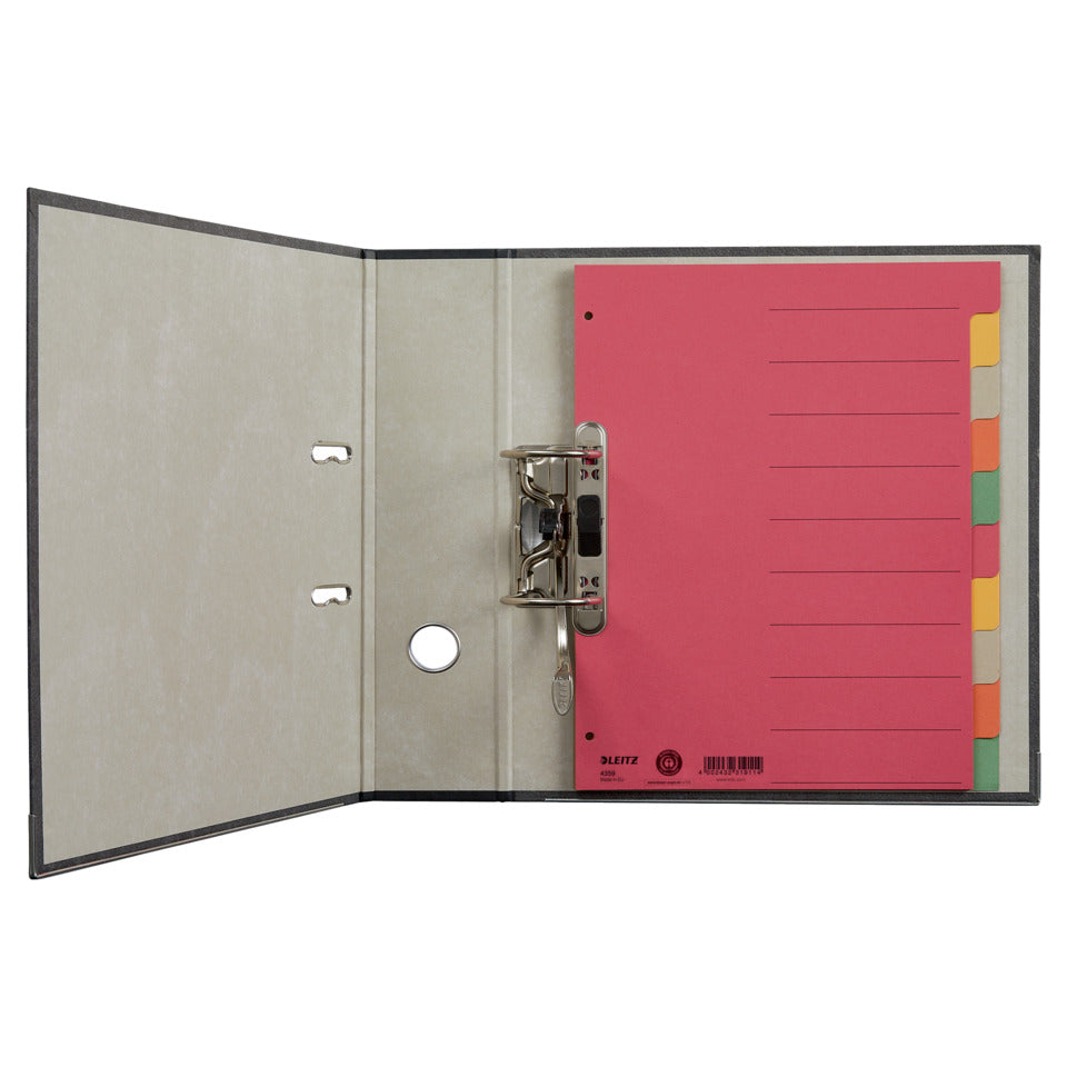 Kartonregister Blanko, A4, Karton, 10 Blatt, farbig LEITZ 4359-00-00 LEITZ 43590000 Karton fbg.Tabs