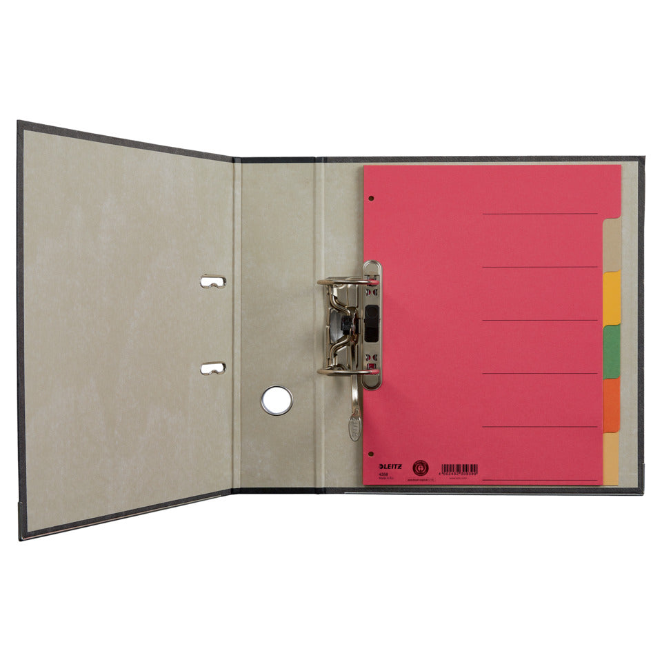 Kartonregister Blanko, A4, Karton, 6 Blatt, farbig LEITZ 4358-00-00 LEITZ 43580000 Karton fbg.Tabs