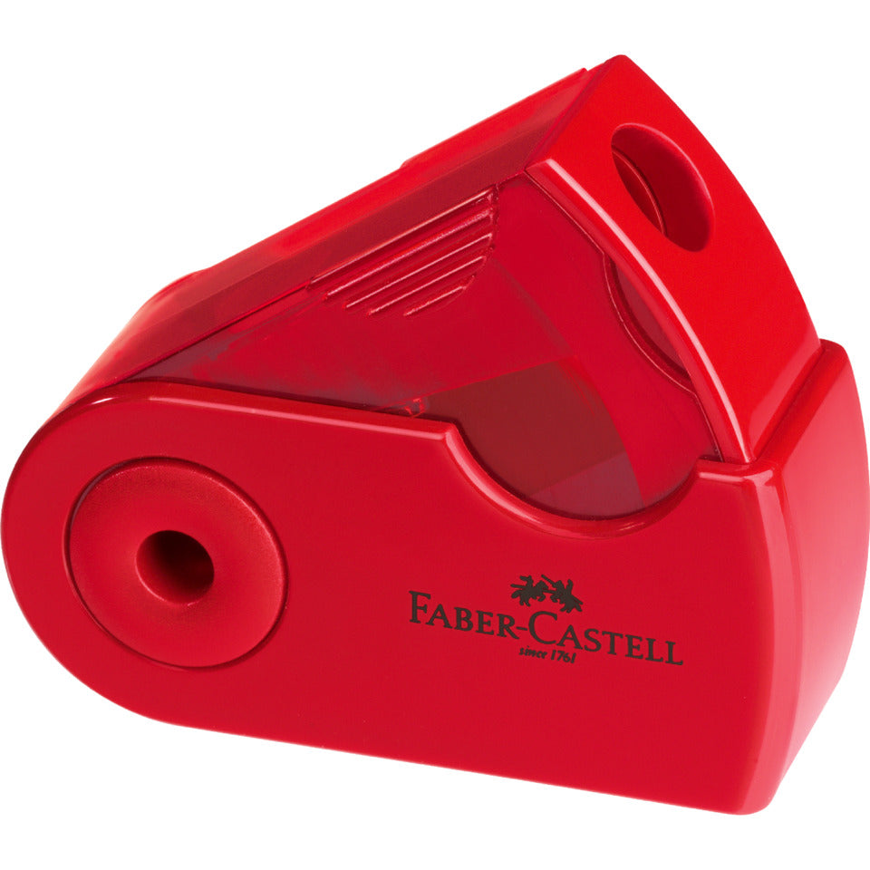 Dosenspitzer Sleeve Mini, rot FABER CASTELL 182711