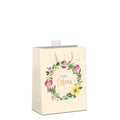 Ostertragetasche Blumenkranz, 23 x 18 x 10 cm, Zuckerrohrpapier SKORPION 7513-2401-M SKORPION 7513-2401-M 23x18x10cm