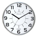 Wanduhr POP, Ø 30 cm, metallgrau UNILUX 400094283