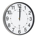 Wanduhr WAVE, Ø30cm, Funksteuerung, schwarz UNILUX 400094561