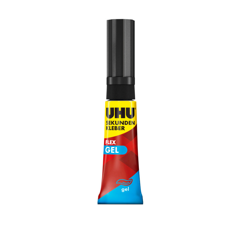 Sekundenkleber geruchsfrei SUPERFLEX GEL,Tube mit 3 g UHU 45565 UHU 45565 Alleskleber