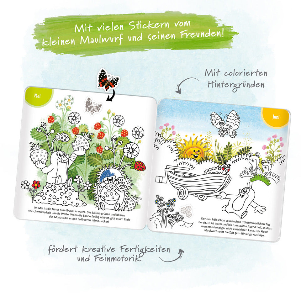 Malbuch Maulwurf - Jahreszeiten TRÖTSCH 52330 TRÖTSCH 52330 21x21cm