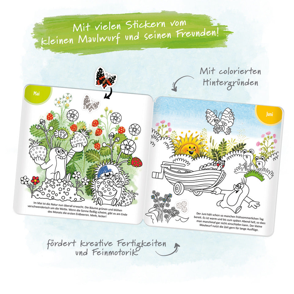 Malbuch Maulwurf - Jahreszeiten TRÖTSCH 52330 TRÖTSCH 52330 21x21cm