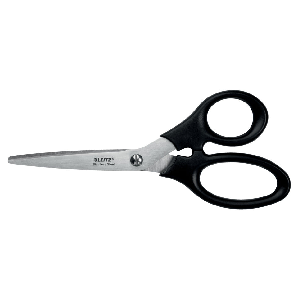 Schere, 185mm, Edelstahl, schwarz LEITZ 5424-00-95
