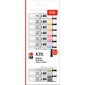 AcrAcrylfarbe Color Pastell Set 12 teilig sortiert MARABU 1210 000 00210 MARABU 1210 000 00210 12x12ml